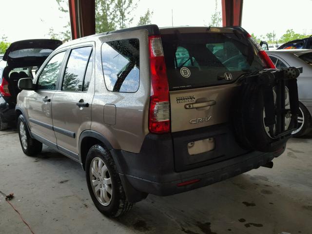 SHSRD78826U402586 - 2006 HONDA CR-V EX ყავისფერი ფოტო 3