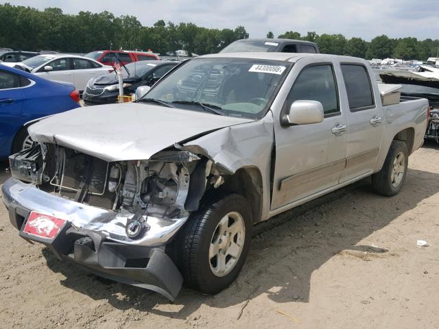 1GTD5MFE5C8136434 - 2012 GMC CANYON SLE SILVER photo 2