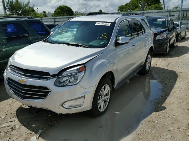 2GNALCEK3H1576163 - 2017 CHEVROLET EQUINOX SILVER photo 2