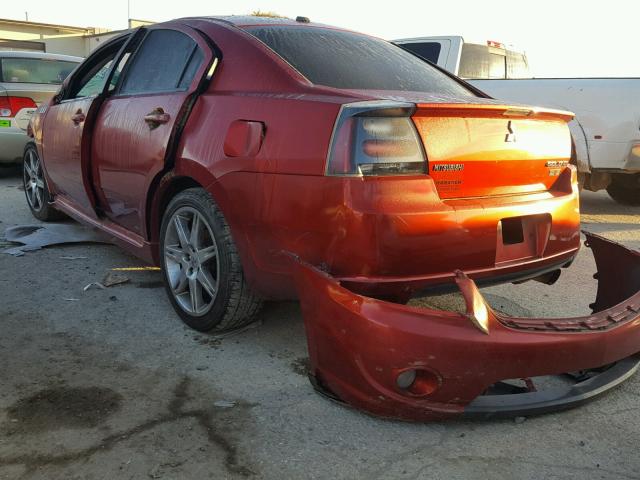 4A3AB76T98E013964 - 2008 MITSUBISHI GALANT RAL MAROON photo 3