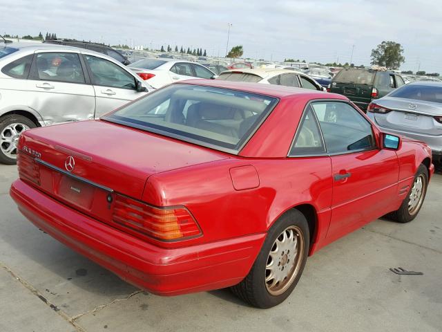 WDBFA63F6VF147775 - 1997 MERCEDES-BENZ SL 320 RED photo 4