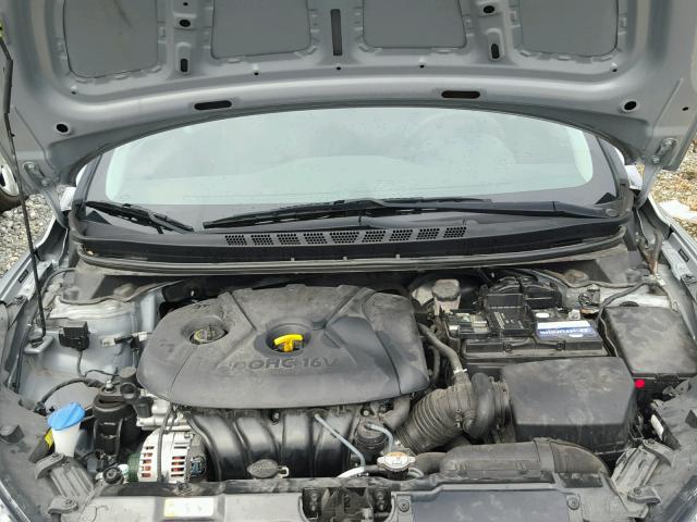 5NPDH4AE7GH771368 - 2016 HYUNDAI ELANTRA SE SILVER photo 7