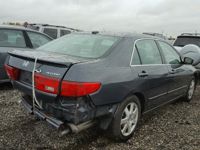 1HGCM665X5A007211 - 2005 HONDA ACCORD GRAY photo 4