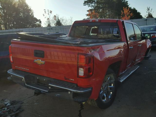 3GCUKSEC7HG505941 - 2017 CHEVROLET SILVERADO RED photo 4