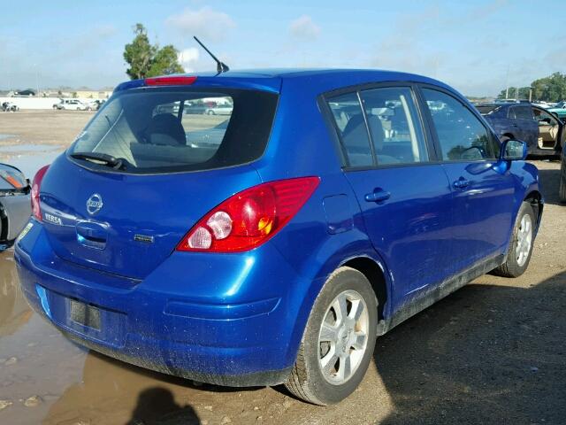 3N1BC1CP0CK231365 - 2012 NISSAN VERSA S BLUE photo 4