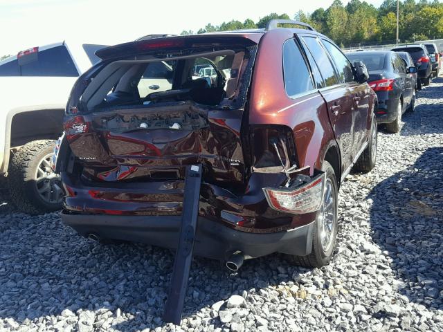2FMDK4KC2ABB02003 - 2010 FORD EDGE Коричневий фото 4