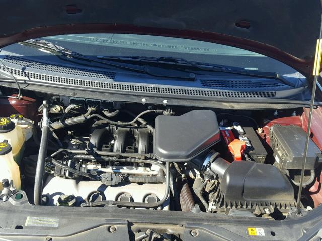 2FMDK4KC2ABB02003 - 2010 FORD EDGE Коричневий фото 7