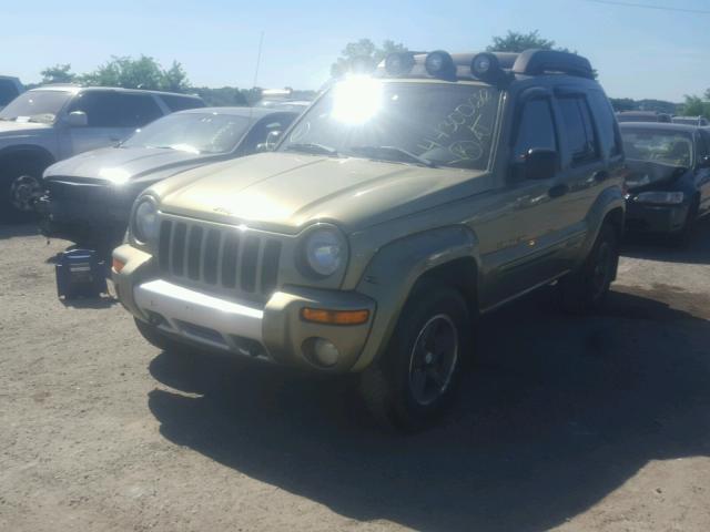 1J4GL38K03W642663 - 2003 JEEP LIBERTY RE GREEN photo 2