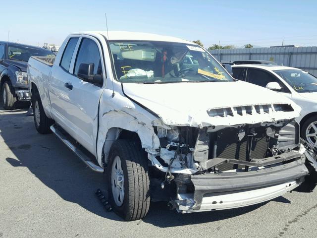 5TFRU5F13EX033324 - 2014 TOYOTA TUNDRA DOU WHITE photo 1