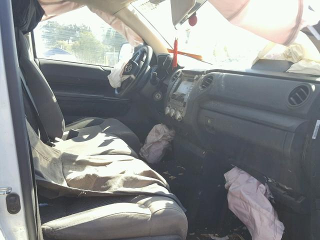 5TFRU5F13EX033324 - 2014 TOYOTA TUNDRA DOU WHITE photo 5