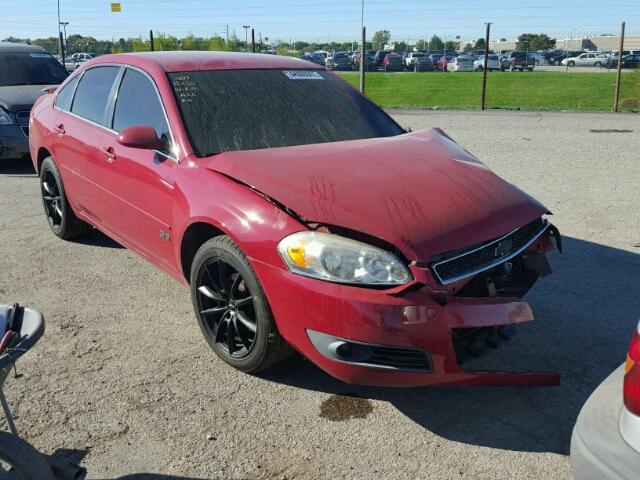 2G1WD58C789181148 - 2008 CHEVROLET IMPALA RED photo 1