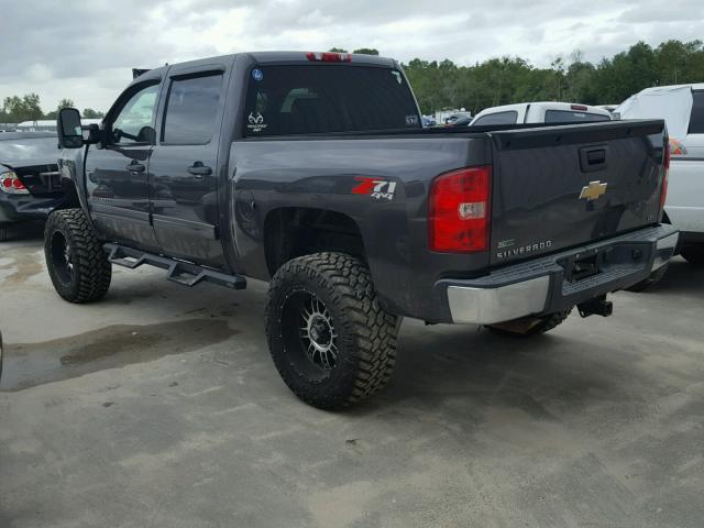 3GCRKSE39AG241049 - 2010 CHEVROLET SILVERADO GRAY photo 3