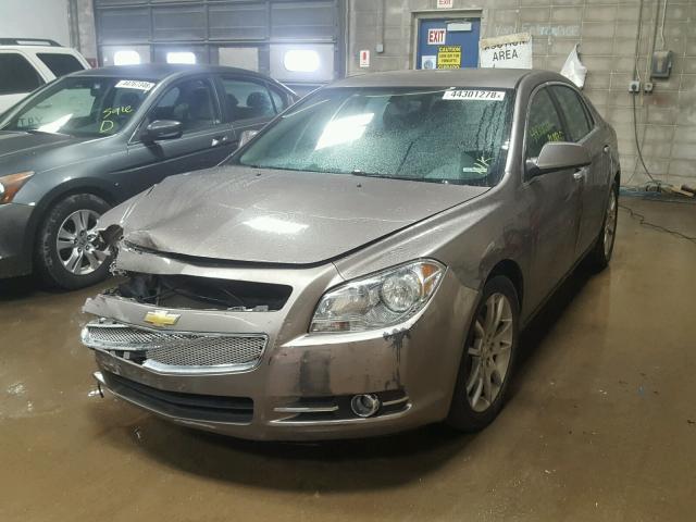1G1ZE5E1XBF386300 - 2011 CHEVROLET MALIBU LTZ 灰色 照片 2