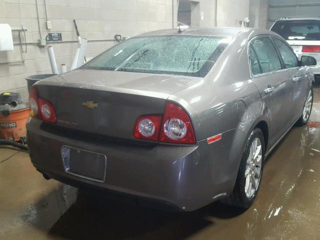 1G1ZE5E1XBF386300 - 2011 CHEVROLET MALIBU LTZ 灰色 照片 4