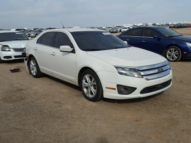 3FAHP0HA5CR395816 - 2012 FORD FUSION SE WHITE photo 1