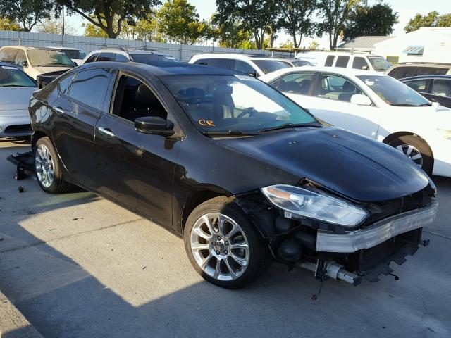 1C3CDFCA6DD308687 - 2013 DODGE DART LIMIT BLACK photo 1