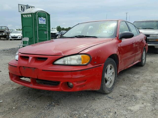 1G2NE52E2XC510215 - 1999 PONTIAC GRAND AM S Qırmızı foto 2