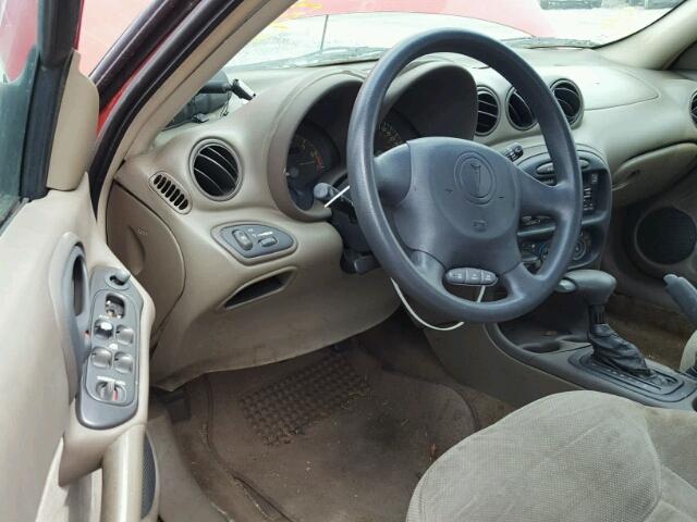 1G2NE52E2XC510215 - 1999 PONTIAC GRAND AM S Qırmızı foto 9