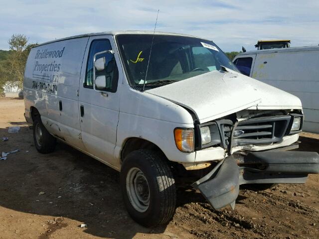 1FTNE24L23HA31702 - 2003 FORD ECONOLINE WHITE photo 1