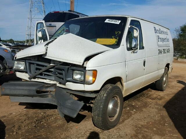 1FTNE24L23HA31702 - 2003 FORD ECONOLINE WHITE photo 2