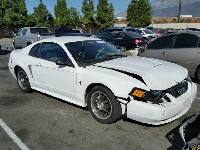 1FAFP40403F441456 - 2003 FORD MUSTANG WHITE photo 1