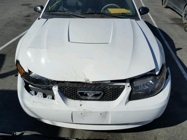 1FAFP40403F441456 - 2003 FORD MUSTANG WHITE photo 9