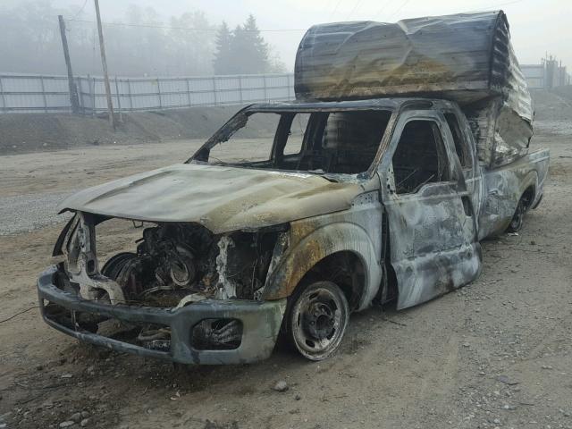 1FT7X2B68FEB82405 - 2015 FORD F250 SUPER BURN photo 2