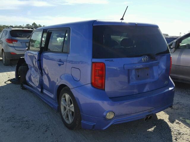 JTLZE4FE0A1117161 - 2010 TOYOTA SCION XB იასამნისფერი ფოტო 3