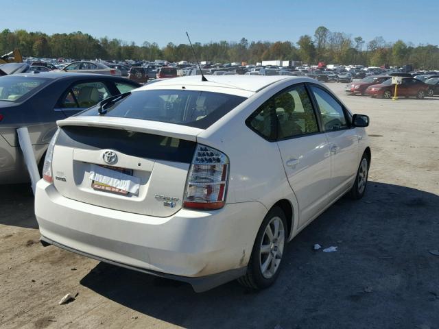 JTDKB20U283298630 - 2008 TOYOTA PRIUS WHITE photo 4