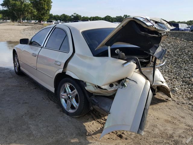 1LNHM86SX2Y708786 - 2002 LINCOLN LS 奶油色 照片 3