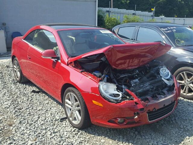 WVWFA71F98V014111 - 2008 VOLKSWAGEN EOS LUX Червоний фото 1