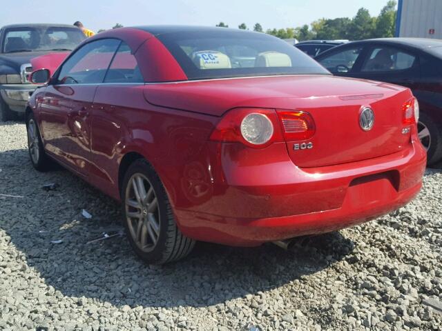 WVWFA71F98V014111 - 2008 VOLKSWAGEN EOS LUX Червоний фото 3