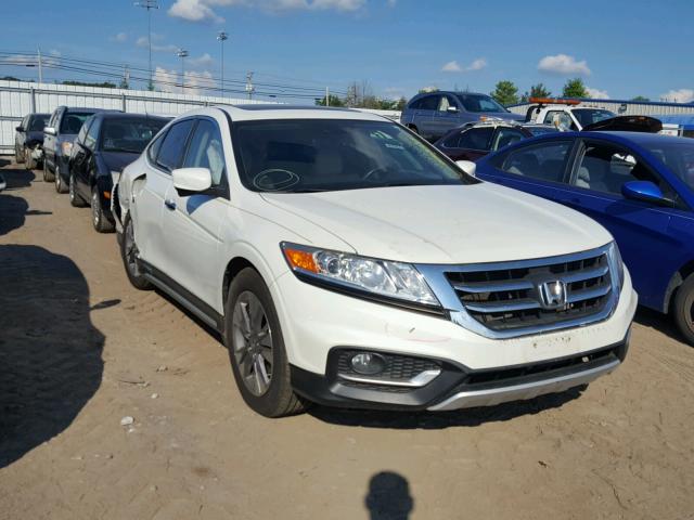 5J6TF2H5XDL000383 - 2013 HONDA CROSSTOUR WHITE photo 1