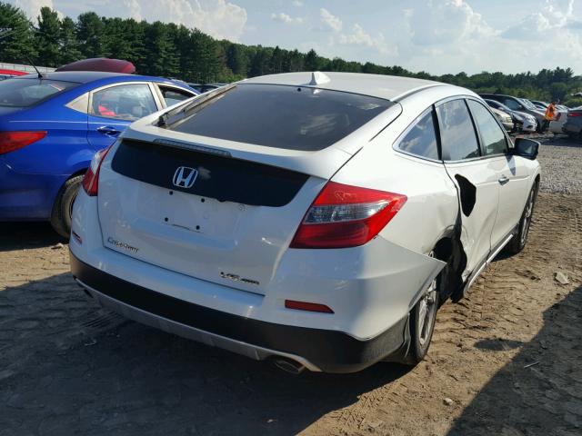 5J6TF2H5XDL000383 - 2013 HONDA CROSSTOUR WHITE photo 4