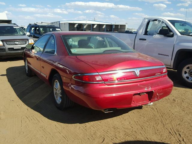 1LNLM91V8VY668987 - 1997 LINCOLN MARK VIII RED photo 3