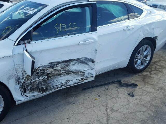 2G1125S34E9205488 - 2014 CHEVROLET IMPALA WHITE photo 9