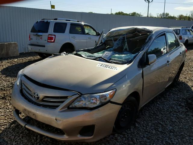 5YFBU4EE8DP121248 - 2013 TOYOTA COROLLA BA TAN photo 2