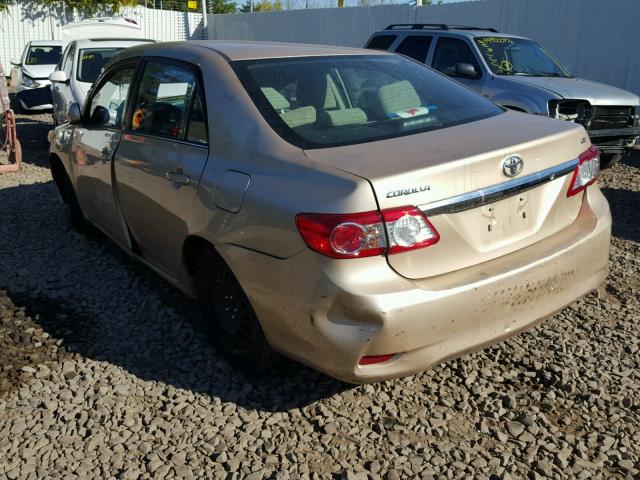 5YFBU4EE8DP121248 - 2013 TOYOTA COROLLA BA TAN photo 3