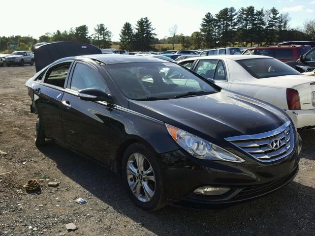 5NPEC4AC0CH364214 - 2012 HYUNDAI SONATA SE BLACK photo 1