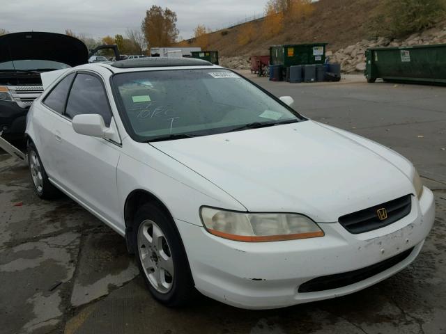 1HGCG2252YA034512 - 2000 HONDA ACCORD EX WHITE photo 1