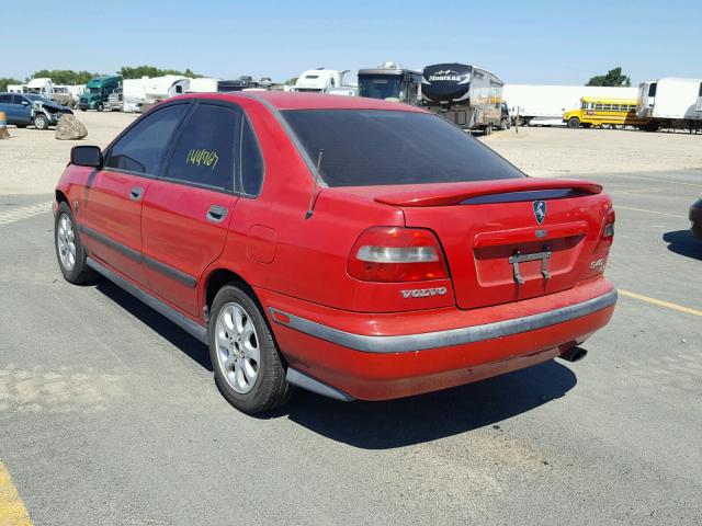 YV1VS2550YF487753 - 2000 VOLVO S40 RED photo 3