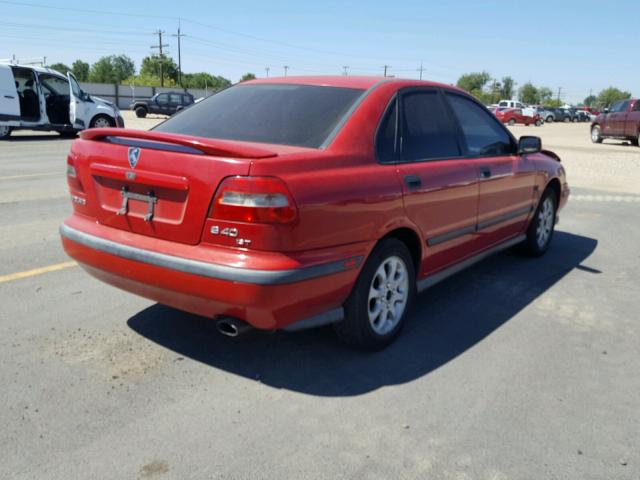 YV1VS2550YF487753 - 2000 VOLVO S40 RED photo 4