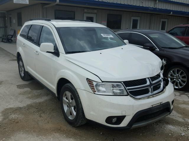 3D4PG1FG5BT538254 - 2011 DODGE JOURNEY MA WHITE photo 1