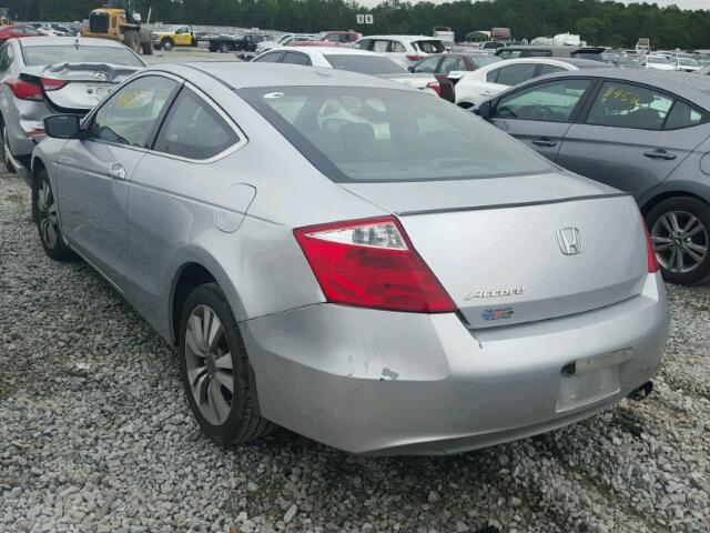 1HGCS12839A002933 - 2009 HONDA ACCORD EXL SILVER photo 3