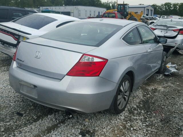 1HGCS12839A002933 - 2009 HONDA ACCORD EXL SILVER photo 4