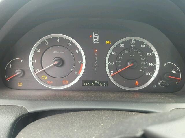 1HGCS12839A002933 - 2009 HONDA ACCORD EXL SILVER photo 8