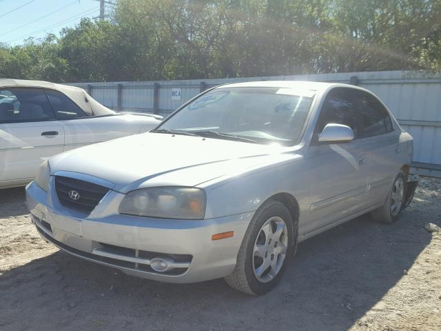 KMHDN46D06U273764 - 2006 HYUNDAI ELANTRA GL SILVER photo 2