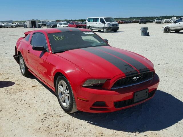 1ZVBP8AMXE5204297 - 2014 FORD MUSTANG RED photo 1