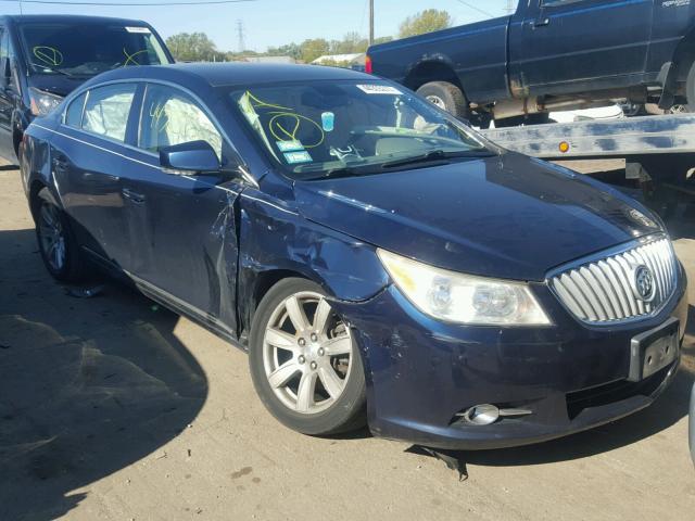 1G4GC5EG4AF306752 - 2010 BUICK LACROSSE BLUE photo 1