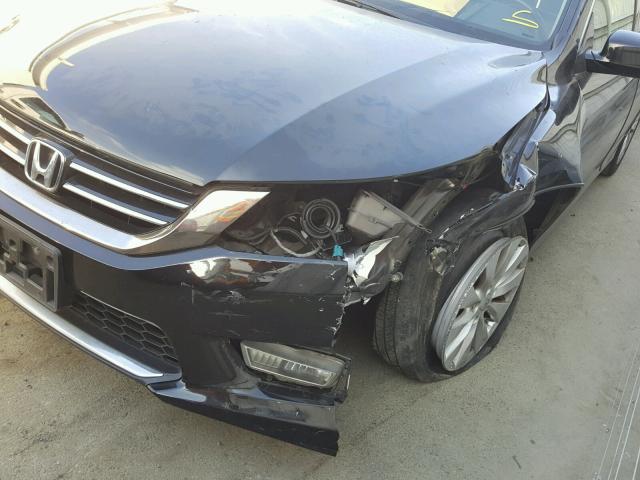 1HGCR3F8XDA002342 - 2013 HONDA ACCORD EXL BLACK photo 9